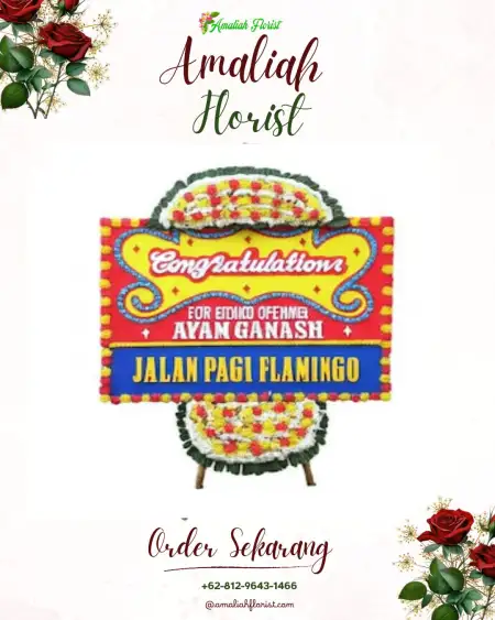 Sewa Papan Bunga Yayasan Tri Dharma Tegal